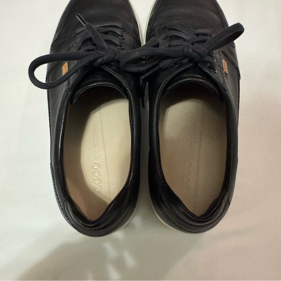 ECCO Soft 7 Men’s Black Leather Sneakers – Size 44 - Picture 4 of 8